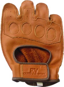 АВТОАКСЕССУАРЫ: Мужские автомобильные перчатки кожаные RV-81