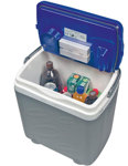 30л  ТЕРМОЭЛЕКТРИЧЕСКИЙ   Автомобильный сумка холодильник из пластика (переносной автохолодильник) Ezetil E 30