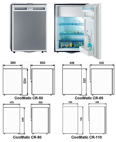 48л Встраиваемый холодильник для автодома Waeco CR-50E
