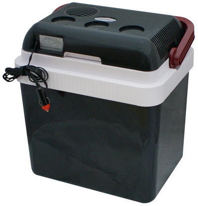 24л Автомобильный холодильник в виде сумки-ящика из пластика с откидной ручкой для переноски пр-во Koolatron объём 24л арт P-25