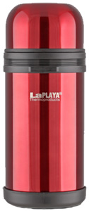 термос с комбинированным горлом для еды и напитков LaPlaya Traditional КРАСНЙ 560046 1.2л