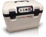 18л Автомобильный холодильник 12/24/220в с механическим управлением  VECTOR-FROST VF-180M