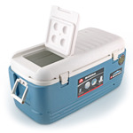 95л  СУМКИ-ХОЛОДИЛЬНИКИ Изотермический пластиковый контейнер IGLOO MAX COLD 100 QUART Ice Blu