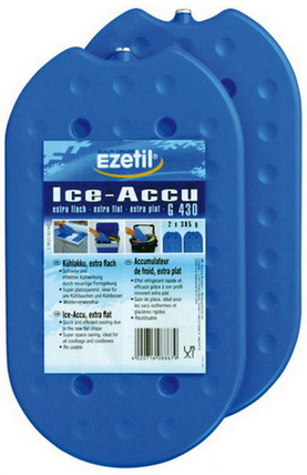 Хладоаккумуляторы Ezetil G270 (2*245г) овальной формы Хладоаккумуляторы Ezetil G270 (2*245г) овальной формы