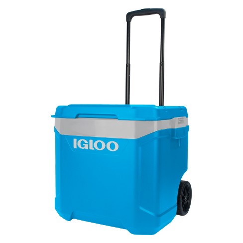 Изотермический контейнер на колесах  Igloo Latitude 60 Roller Cyan blue