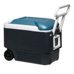 60л Изотермический пластиковый термоконтейнер на колесах Igloo MaxCold 60 Roller Jet
