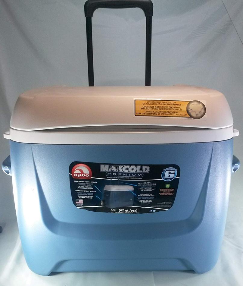 термоконтейнер Igloo Maxcold 62 Roller blue термоконтейнер Igloo Maxcold 62 Roller blue